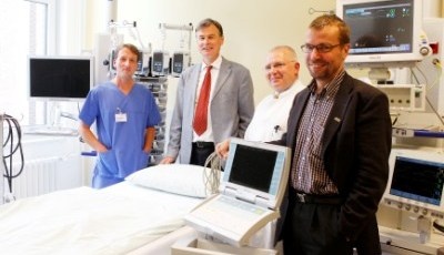 Neue HTG Intensiv-Leitungen (v.l.n.r.):: Franco Petrachi, Stationsleitung,...