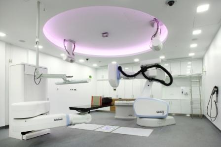 An der Uniklinik Köln steht ein Cyberknife zur strahlentherapeutischen...