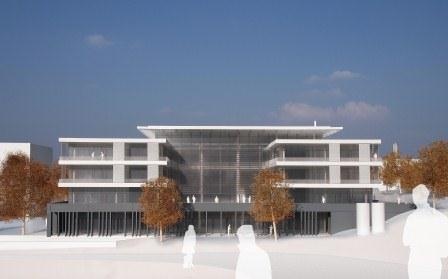 In dem neuen Funktionsgebäude werden ab 2014 unter anderem ein Comprehensive...