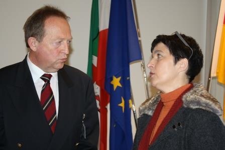 Dialog unter Fachleuten: Volker Hövelmann, Geschäftsführer der St....