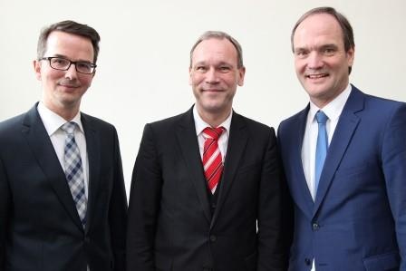v.l.n.r.: Dr Hans-Heinrich Aldag, Helge Engelke (Verbandsdirektor), Dr Gerhard...