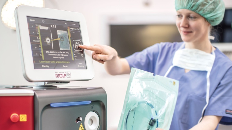 Für die minimal invasive Laserenukleation stellte Richard Wolf auf dem EAU...