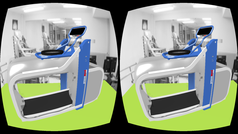 Screenshot von der Sicht in dieser VR-Brille