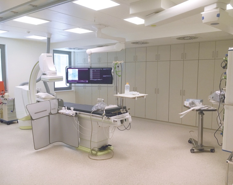Innenansicht Linksherzkatheter-Messplatz Kitzingen