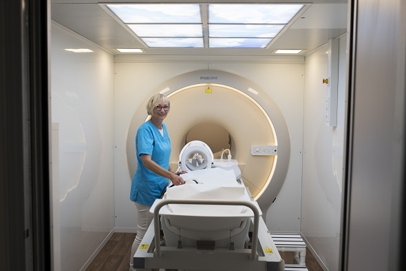 medneo Innenansicht mit MRT, Foto: Bjoern Kames