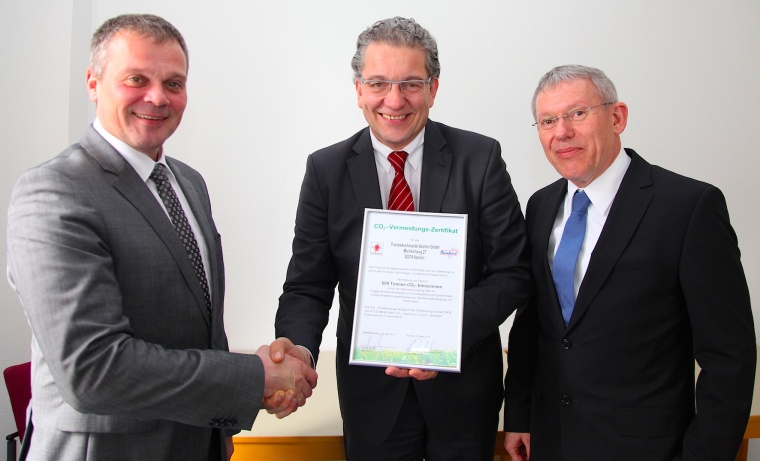 Rudi Maier, Vorstand Südwärme AG, und Lothar Friedrich, Geschäftsführer...