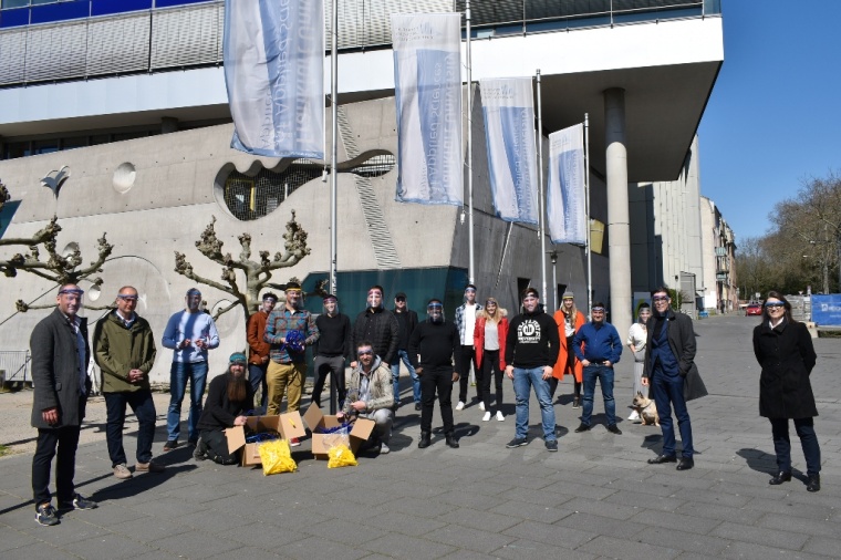 Mit Protection Impuls gemeinsam für den Infektionsschutz: Studierende der...