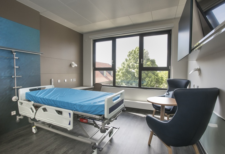 Patientenzimmer Foto: Klinikum Braunschweig / Peter Sierigk