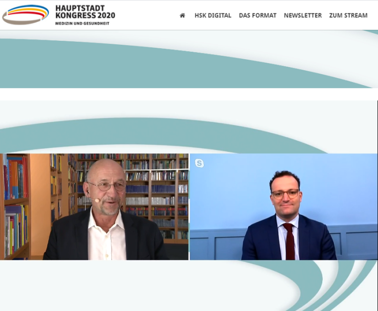 Spahn beim Hauptstadtkongress Digital: Über 6 Millionen Downloads der...