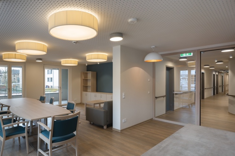 Haus 3: Das dreigeschossige Wohngebäude für Menschen mit Behinderungen bietet...