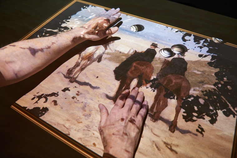 Tover Spiel Meisterwerke: Morgenritt am Strand, Anton Mauve