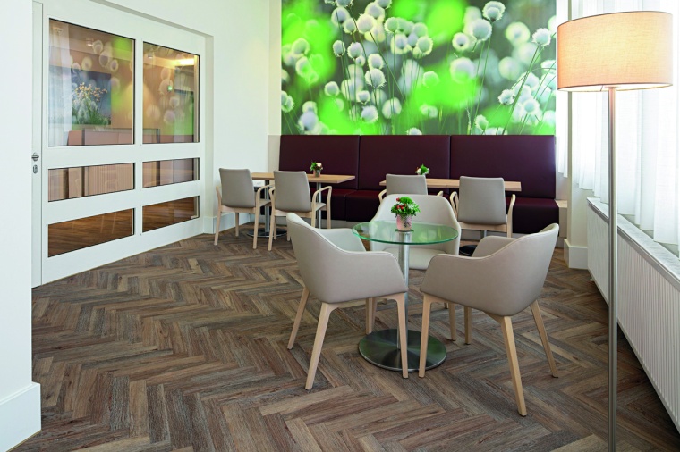 Project Floors Designbodenbeläge im Marienhospital Vechta. Foto: Project Floors