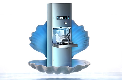 Der neue Steckbeckenspüler TopLine von Meiko glänzt mit Bedienkomfort,...