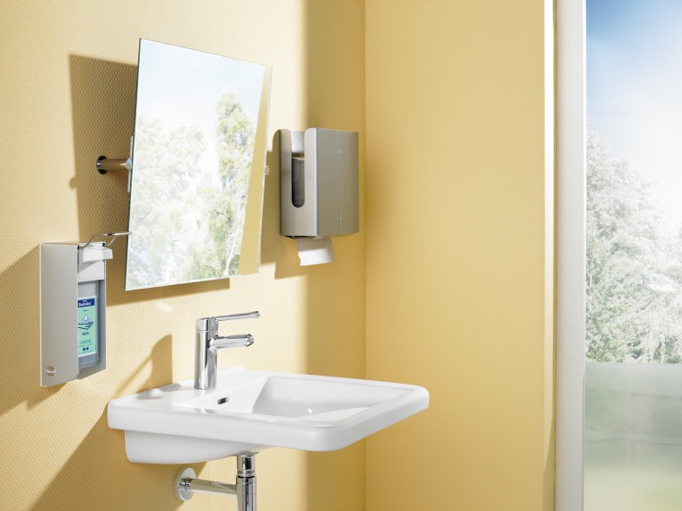 Mit Spezialarmaturen wie der speziell entwickelten Hansamedipro leistet HANSA...