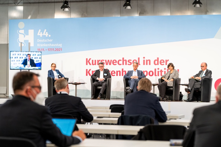 Auftaktveranstaltung 44. Deutscher Krankenhaustag im Rahmen der Medica 2021...