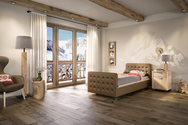 Die Pflegebetten lassen sich mit elf Holzdekoren akzentuieren. Foto:...