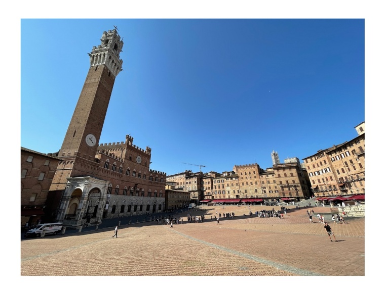 Siena, Piazza del Campo. Foto: Bernhard Kaiser, 2021
