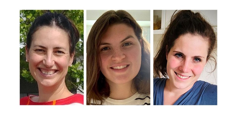 Dr. Céline Miani, Lisa Wandschneider und Stephanie Batram-Zantvoort (v.l.)...