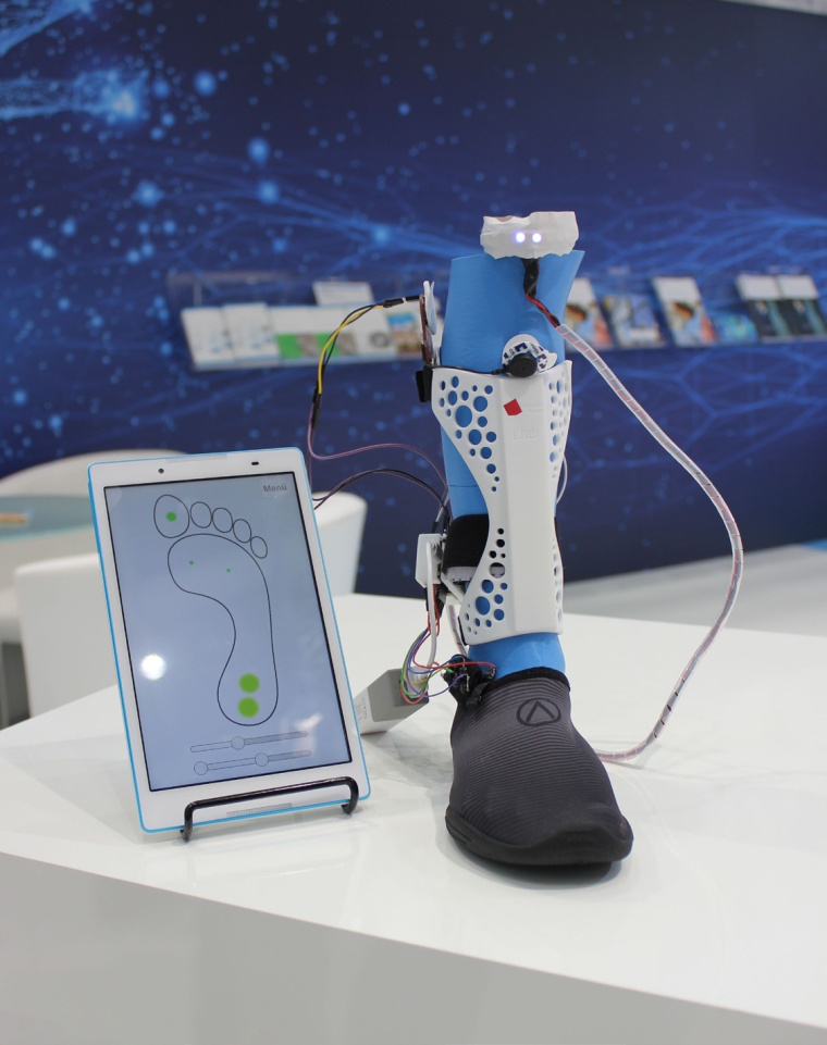 Das Forschungsprojekt KORA entwickelt aktive Orthesen mit sensiblen Sohlen aus...