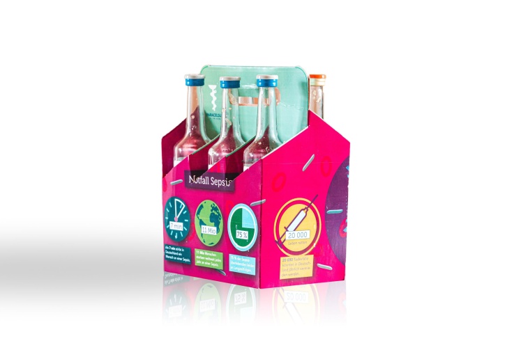 Das Six-Bac ist der zentrale Eyecatcher der Kampagne.