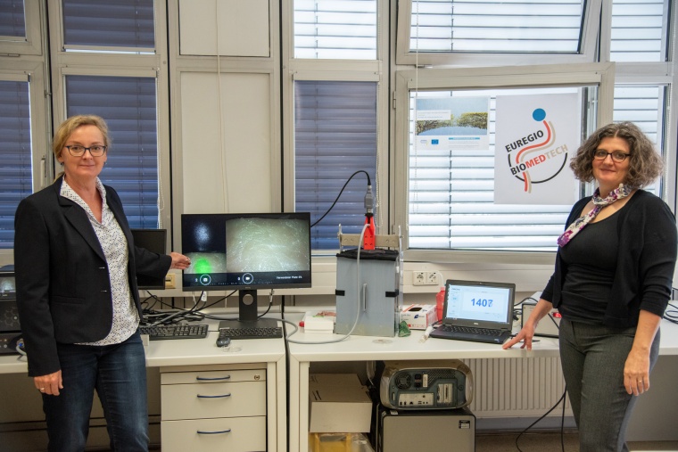 Prof. Dr. Karin Mittmann (l.) von der FH Münster und Dr. Lejla Alic von der...