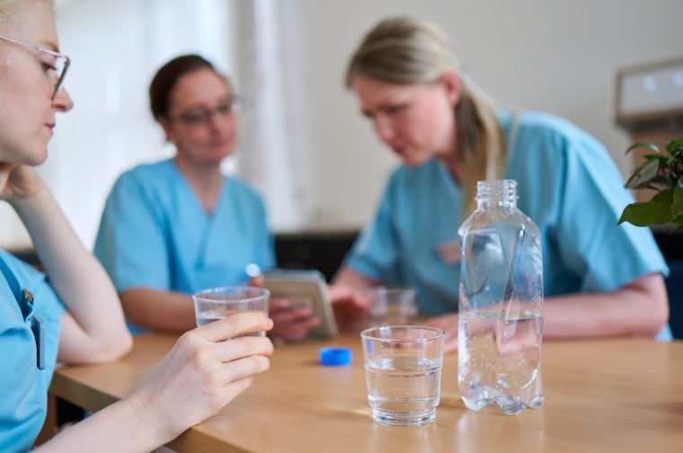 Zeit zum Runterkommen und Kräftetanken: Frisches Wasser aus der hauseigenen...
