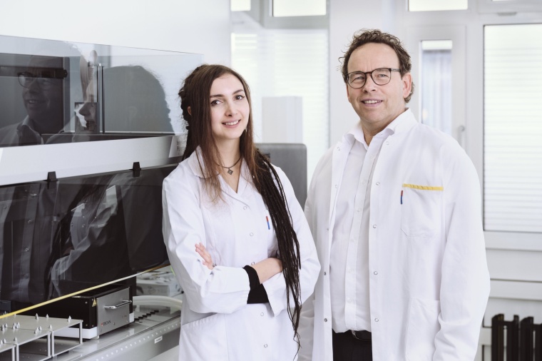 Martin Widschwendter und Chiara Herzog vom EUTOPS Institut der Universität...