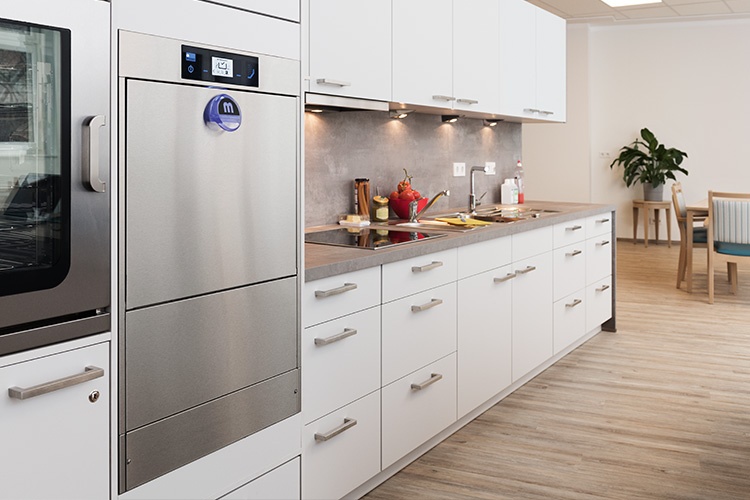 Wohnbereichsküche mit einer M-iClean U von Meiko Foto: Meiko