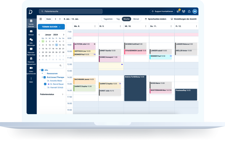 Kalender Foto: Doctolib
