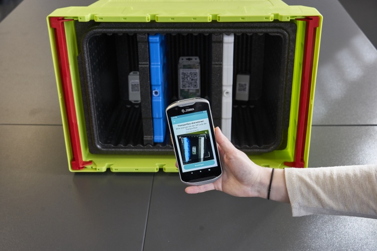 Mit Hilfe einer Smartphone-App können Informationen zu den jeweiligen...