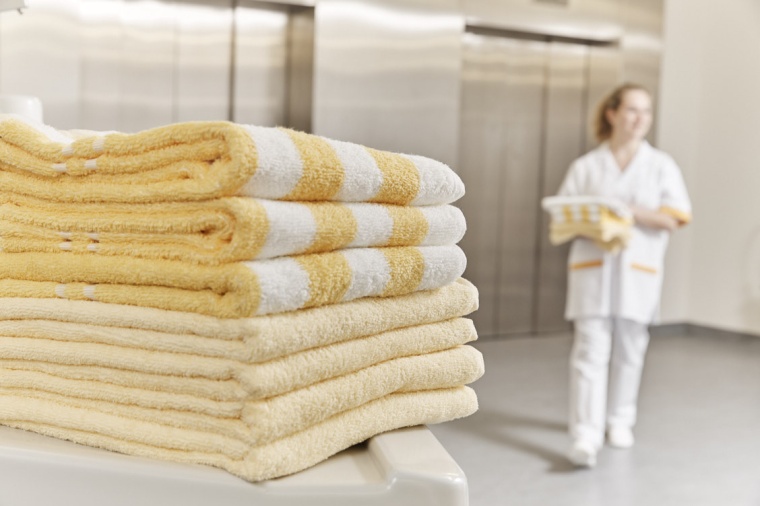 Eine sichere und nachhaltige Textilversorgung entlastet das Krankenhauspersonal...