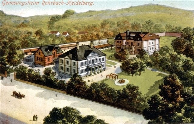 Ursprung der Thoraxklinik ist das ehemalige Jagdschloss „Rohrbacher...