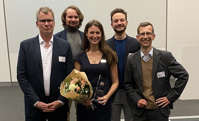 Gewinnerteam Endolease (vorne v.l.n.r.): Dr. Eric Wittchow, Dr. med. Anna...