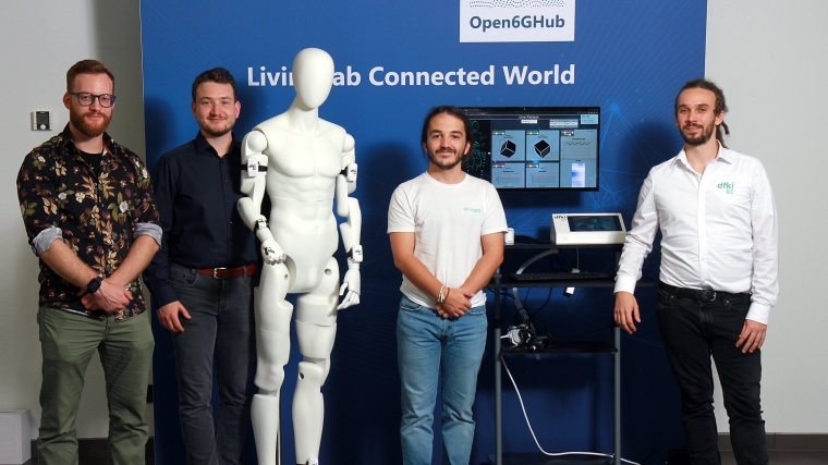 Jan Herbst, Jan Petershans, Robin Müller und Christian König (v.l.n.r.) mit...