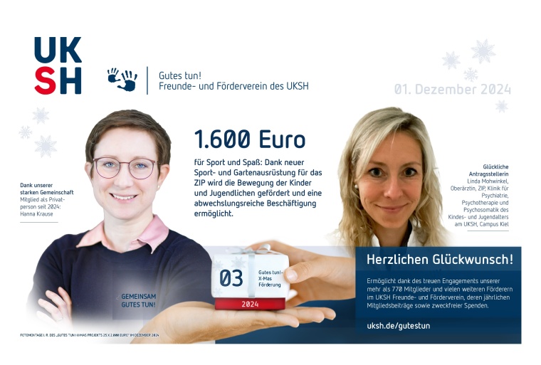 1.600 Euro für „Sport und Spaß“ im Zentrum für Integrative Psychiatrie...