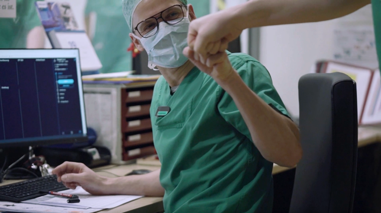 Zufriedene Nutzer seit der ersten Stunde am UKSH in Kiel Foto: sqior