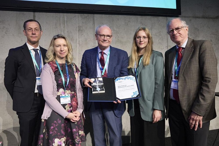 Prof. Mark Berneburg, Prof. Julia Welzel, Prof. Henning Hamm (Preisträger...