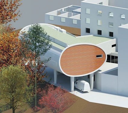 So soll der neue Strahlenbunker einmal aussehen. Er soll Ende März 2011...