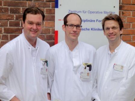 PD Dr. Schafmayer, Dr. Hinz, PD Dr. Egberts