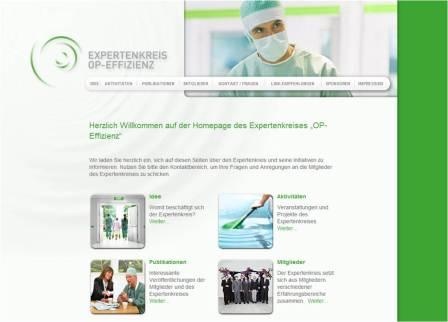 Auf der neuen Homepage www.op-effizienz.de können sich Interessierte seit...