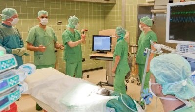 Vor einer Operation in der Kinderklinik der Medizinischen Hochschule Hannover...