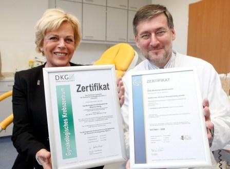 Dr. Lotte Reilmann, Qualitätsmanagement Klinikum Braunschweig, und der...