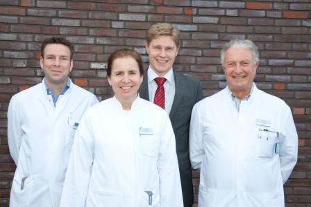 Dr. Clausen, Dr. Geiger-Kötzler, Herr Stulpe-Diederichs, Dr. Bonitz, v.l.n.r....