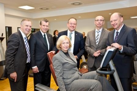 Niedersachsens Wissenschaftsministerin Prof. Dr. Johanna Wanka. in der Klinik...