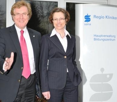 Der Vorsitzende der Geschäftsführung, Otto Melchert und...