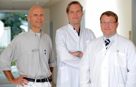 Das neue Leitungsteam der Klinik: Prof. Martin Wegener, Sebastian Rauh und Uwe...