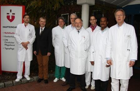 Dr. Tim Wohlberedt, GF Ralf Brinkmann, Ärztlicher Direktor Dr. Torsten...