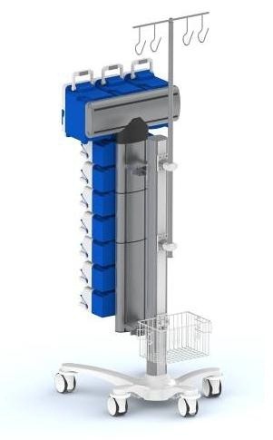 CIM Cart Serie: Hergestellt aus eloxiertem Aluminium bietet die mobile...