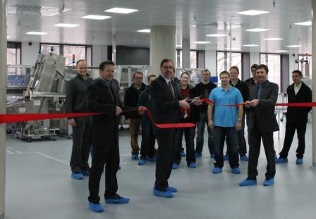 Einweihung des neues Verpackungs- und Bürogebäudes bei GSK Biologicals:...