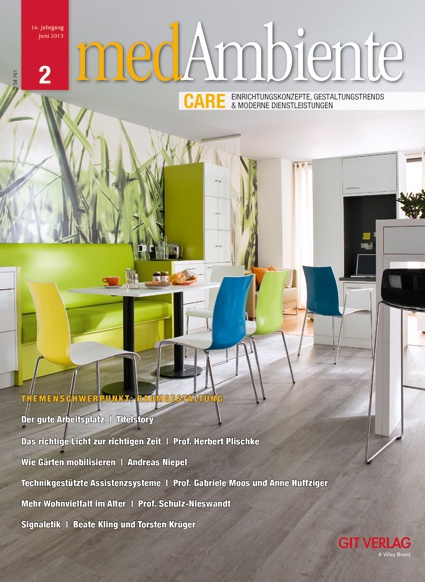 medAmbiente care richtet sich mit einer Auflage von 15.000 Exemplaren an...